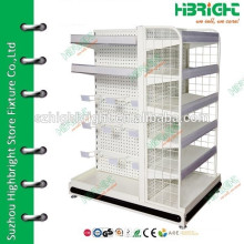 chromed wire gondola shelving